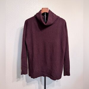 AllSaints ‘Char Roll Neck Jumper’ 100% Cashmere Red Turtleneck Sweater - US 2